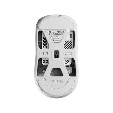 Pulsar X2 v3 Mini optikai vezeték nélküli gaming egér fehér