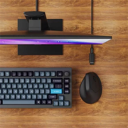 Keychron M5 optikai Bluetooth / vezeték nélküli egér fekete