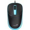 Genius DX-123  optikai USB egér fekete-kék