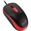 Genius DX-123  optikai USB egér fekete-piros