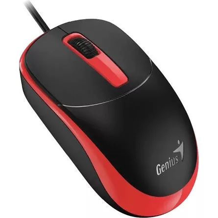 Genius DX-123  optikai USB egér fekete-piros