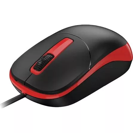 Genius DX-123  optikai USB egér fekete-piros