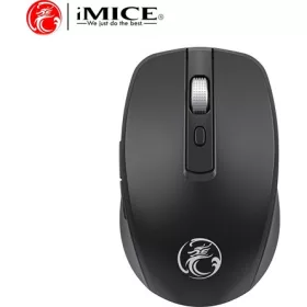 iMICE E-1500 optikai vezeték nélküli egér fekete