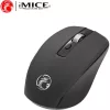 iMICE E-1500 optikai vezeték nélküli egér fekete