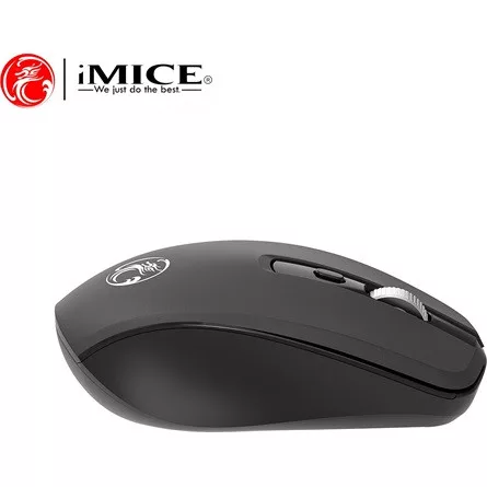 iMICE E-1500 optikai vezeték nélküli egér fekete
