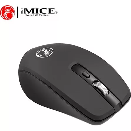 iMICE E-1500 optikai vezeték nélküli egér fekete