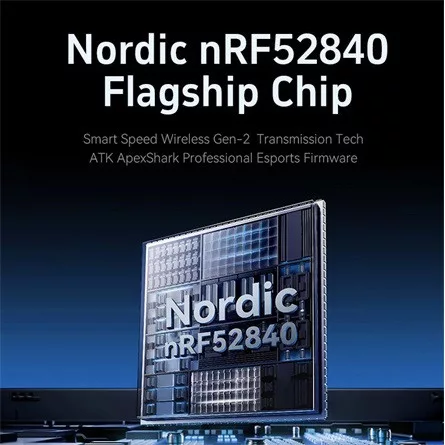 ATK Blazing Sky F1 Extreme LEVIATAN Collaboration  optikai vezeték nélküli gaming egér kék (Bontott!)