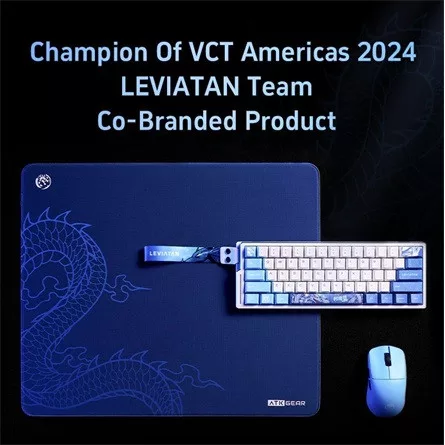 ATK Blazing Sky F1 Extreme LEVIATAN Collaboration  optikai vezeték nélküli gaming egér kék (Bontott!)