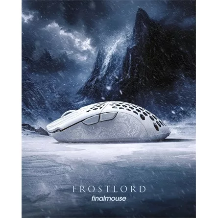 Finalmouse ULX Frostlord Small optikai vezeték nélküli gaming egér fehér (Jégfehér)