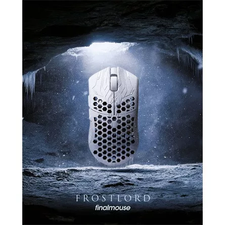 Finalmouse ULX Frostlord Medium optikai vezeték nélküli gaming egér fehér (Jégfehér)