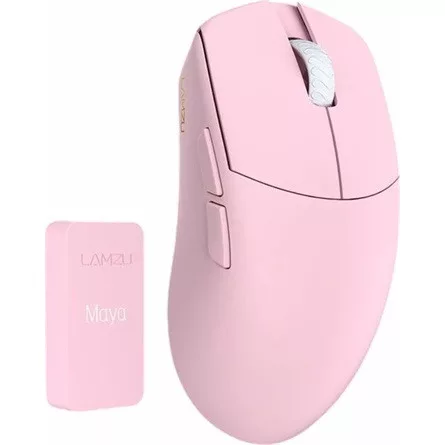 LAMZU MAYA Champions 8K optikai vezeték nélküli gaming egér rózsaszín (Bontott!)
