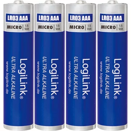 LogiLink Ultra Power AAA (LR03) alkáli elem 4db
