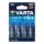 Varta Longlife Power AA (LR6) alkáli elem 4db