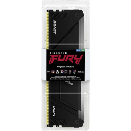 Kingston 16GB 3200MT/s DDR4 CL16 DIMM FURY Beast RGB