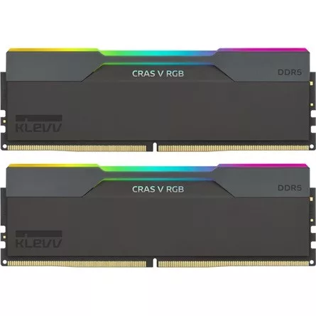 KLEVV CRAS V 32GB 6000MT/s DDR5 memória CL30 Kit of 2 fekete RGB