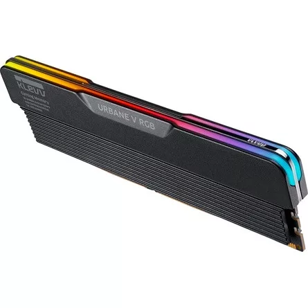 KLEVV URBANE V RGB 32GB 6000MT/s DDR5 memória CL28 Kit of 2 fekete RGB