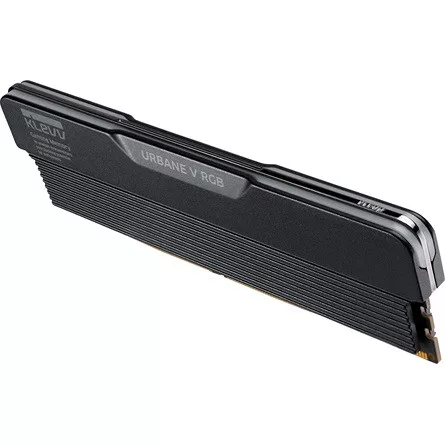 KLEVV URBANE V RGB 32GB 6400MT/s DDR5 memória CL30 Kit of 2 fekete RGB