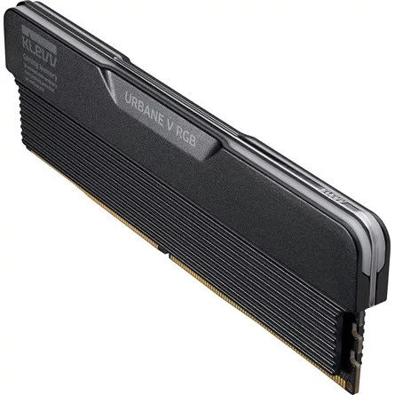 KLEVV URBANE V RGB 32GB 6400MT/s DDR5 memória CL30 Kit of 2 fekete RGB