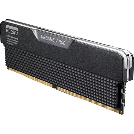 KLEVV URBANE V RGB 32GB 6400MT/s DDR5 memória CL30 Kit of 2 fekete RGB