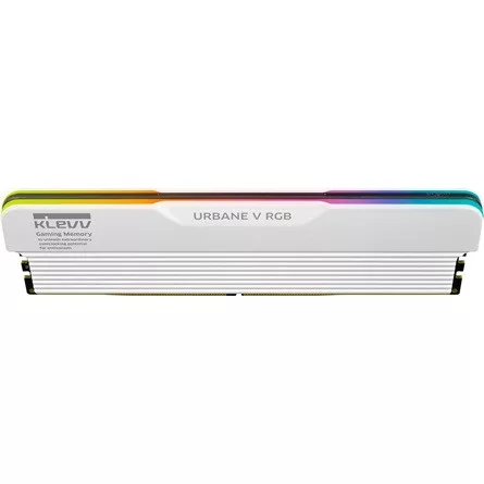 KLEVV URBANE V RGB 32GB 6400MT/s DDR5 memória CL30 Kit of 2 fehér RGB