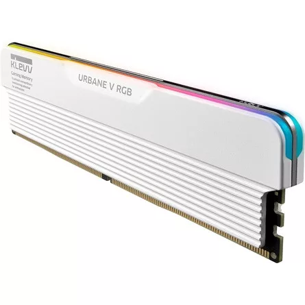 KLEVV URBANE V RGB 32GB 6400MT/s DDR5 memória CL30 Kit of 2 fehér RGB