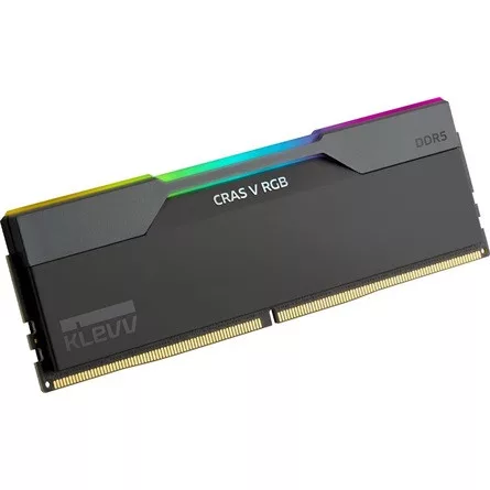KLEVV CRAS V 64GB 6000MT/s DDR5 memória CL30 Kit of 2 fekete RGB