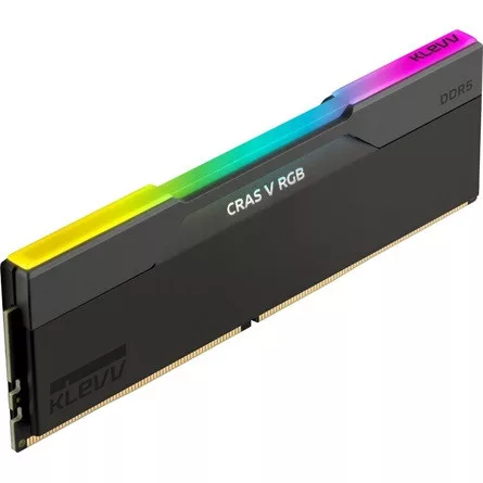 KLEVV CRAS V 64GB 6000MT/s DDR5 memória CL30 Kit of 2 fekete RGB