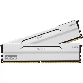   KLEVV BOLT V 64GB 6000MT/s DDR5 memória CL30 Kit of 2 fehér