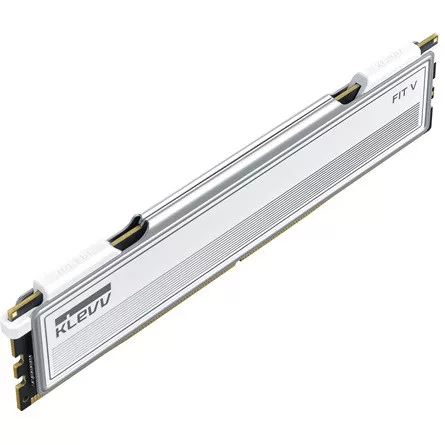KLEVV FIT V 32GB 6000MT/s DDR5 memória CL28 Kit of 2 AMD-re optimalizált (Bontott!) fehér