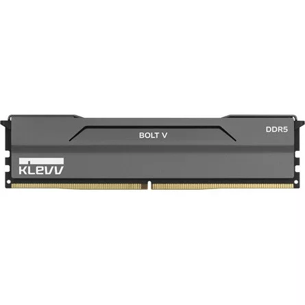 KLEVV BOLT V 32GB 6000MT/s DDR5 memória CL30 Kit of 2 AMD-re optimalizált szürke