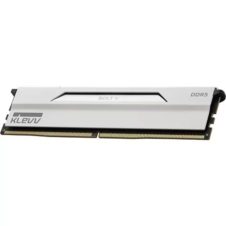 KLEVV BOLT V 32GB 6000MT/s DDR5 memória CL30 Kit of 2 AMD-re optimalizált fehér
