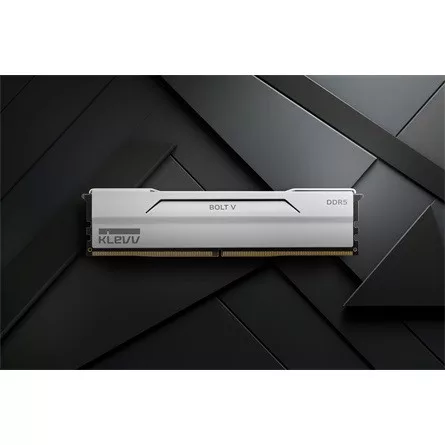 KLEVV BOLT V 32GB 6000MT/s DDR5 memória CL30 Kit of 2 AMD-re optimalizált fehér