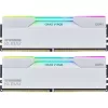 KLEVV CRAS V 32GB 6000MT/s DDR5 memória CL30 Kit of 2 AMD-re optimalizált fehér RGB