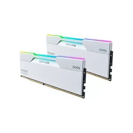 KLEVV CRAS V 64GB 6000MT/s DDR5 memória CL30 Kit of 2 fehér RGB