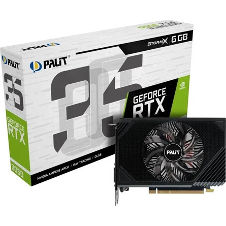 Palit GeForce RTX 3050 StormX 6GB GDDR6 96-bit grafikus kártya
