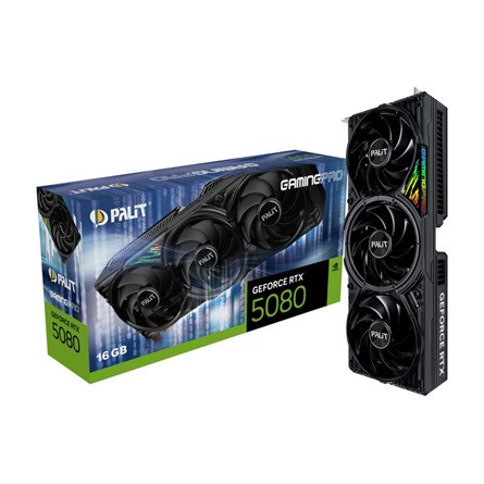 Palit GeForce RTX 5080 GamingPro 16GB GDDR7 256-bit grafikus kártya